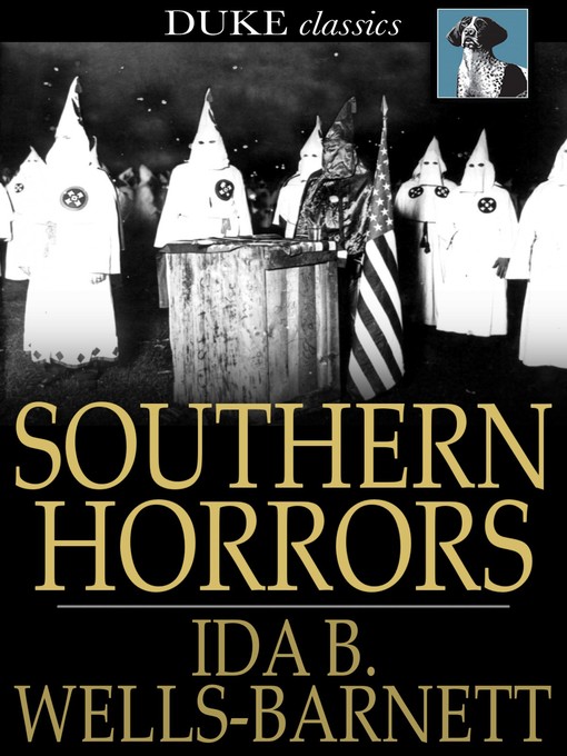 Title details for Southern Horrors by Ida B. Wells - Wait list